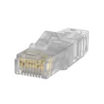 Plug RJ45 Cat6A, Para Cable UTP de Calibre 23-24 AWG, Chapado en Oro de 50 micras, Paquete de 100 piezas - Image 2