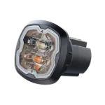 Estrobo Oculto, 6 LED, rojo/azul, SAE Clase I, Empotrable, lente transparente