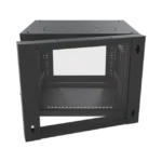 Gabinete Abatible de Pared (Con Marco Trasero) con Rack 19" de 12 Unidades. Ventana de Cristal Templado. - Image 5