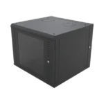 Gabinete Abatible de Pared (Con Marco Trasero) con Rack 19" de 12 Unidades. Ventana de Cristal Templado. - Image 6