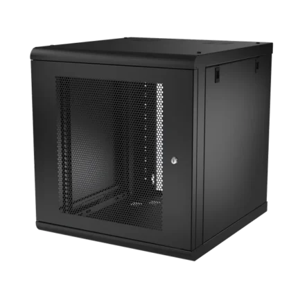 Gabinete de Pared 12U de 635 mm de Profundidad, Rack de 19 in en Acero Reforzado: Compacto y Resistente para Soluciones Profesionales