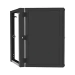 Gabinete Abatible de Pared (Con Marco Trasero) con Rack 19" de 16 Unidades. Ventana de Cristal Templado. - Image 2