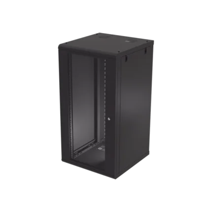 Gabinete de Pared 24U de 635 mm de Profundidad, Rack de 19 pulgadas en Acero Reforzado: Compacto y Resistente para Soluciones Profesionales