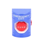 Botón De Salida De Emergencia Con Bocina De Advertencia Integrada, Interior/Exterior, Texto En Ingles, Tapa Protectora De Policarbonato Súper Resistente, Neumático - Image 5