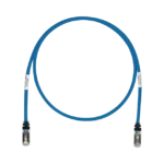 Patch Cord Cat6A, Blindado S/FTP, CM/LS0H, 10ft, Color Azul