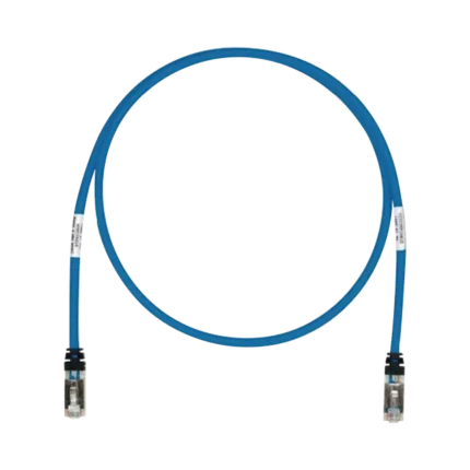 Patch Cord Cat6A, Blindado S/FTP, CM/LS0H, 10ft, Color Azul