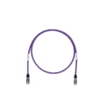 Patch Cord Cat6A, Blindado S/FTP, CM/LS0H, 10ft, Color Violeta - Image 2