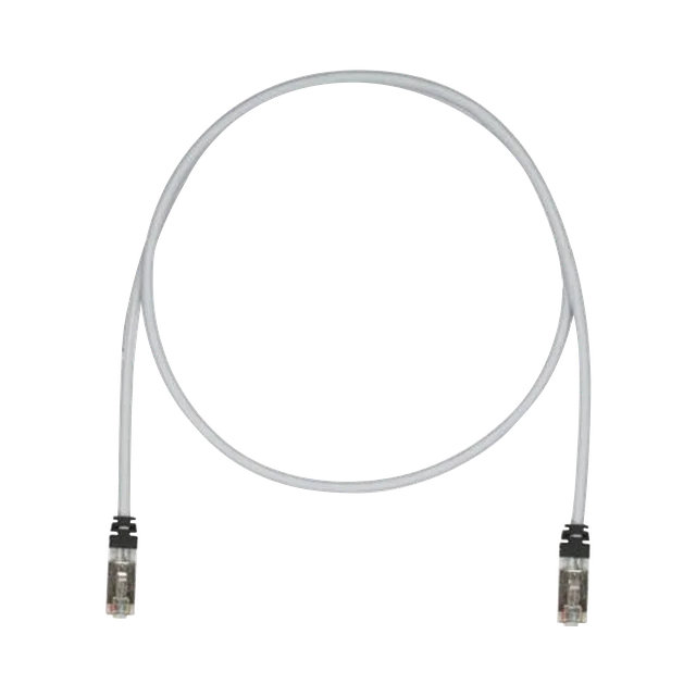 STP6X3IG-h Patch Cord Cat6A, Blindado S/FTP, CM/LS0H, 0.91 Metros (3 Pies), Color Gris - Image 1