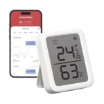 Medidor de temperatura y humedad Datos en pantalla / inalámbrico BLUETOOTH compatible con HUB SwitchBot