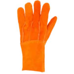 Guantes de Carnaza Largo/ Refuerzo en Palma / Resistente a Abrasión y Temperaturas Moderadas. - Image 2