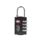 Candado de Combinación Maletero Negro TSA / Medida 30 mm/ / Nivel de seguridad 3 / Discos Programables.