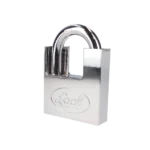 Candado de acero con Guarda Anti Palanca/ Acabado en Cromo Satinado / Doble Cerrojo / Medida 70 mm/ Nivel de seguridad 7/ 4 Llaves Abloy.