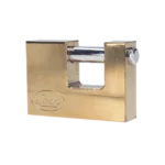 Candado de acero para Cortina Metálica / Medida 80 mm/ Acabado Latón Brillante / Nivel de Seguridad 6 / Llave Estándar. - Image 2