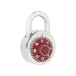 Candado de Combinación / Medida 50 mm/ Nivel de Seguridad 3 / Combinación de Disco / Color Rojo. - Image 2