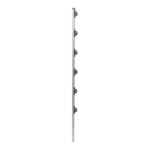 Poste con 6 Aisladores de PASO  para Cerca Electrificada. Tubo Galva. de 1.4m, cal. 18 de 1" Diam. (Sin pintar). - Image 4