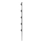 Poste de Paso de 1.2m para Cerca Electrificada.Tubo Galvanizado cal. 18 de 1"Diam. con Tapón y 5 Aisladores Instalados. - Image 2