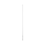 Poste de Esquina para Cerca Electrificada. Tubo Galva. de 1.4 m, cal. 18 de 1" Diam. + Pintura Blanca. Ideal para 6 Aisladores - Image 2
