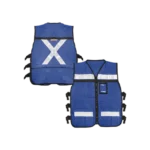 Chaleco Reflejante con 6 Bolsas Externas / 6 Broches ajustables / Talla Grande. - Image 2