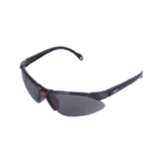 Lentes de seguridad modelo "Orión" negro, armazón de plástico.