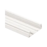 Base para canaleta T-70, de PVC rígido, con orificios perforados para montaje, 103.3 x 44.9 x 1828.8 mm, Color Blanco