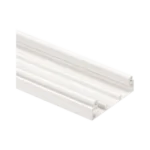 Base para canaleta T-70, de PVC rígido, con orificios perforados para montaje, 103.3 x 44.9 x 1828.8 mm, Color Blanco - Image 2