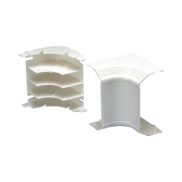 T70ICIW-h Esquinero interior, para uso con canaleta T70, Material PVC Rígido, Color Blanco Mate - Image 1