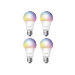 Kit 4 Focos WIFI Multicolor, Intensidad y Color Regulables, Comandos de Voz Mediante Amazon Alexa/Google Assisten