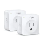 Mini tomacorriente inteligente Wi-Fi, 100 - 120V~, 50/60Hz, 15.0A, compatible con Amazon Alexa y Google Assistant, color blanco.
