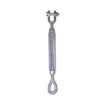 Tensor de 3/8" x 6" Acero Forjado OJO-QUIJADA, Galv. Inmersión en Caliente (Carga Max. 1200 lbs).