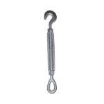 Tensor de 5/8" x 9" Acero Forjado OJO-GANCHO Galv. Inmersión en Caliente (Carga Max. 2250 lbs).