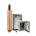 Kit de puesta a tierra de 100 Amperes con Electrodo, Filtro, Acoplador y Compuesto H2Ohm. - Image 2