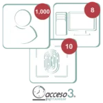 [BAJO PEDIDO] Licencia de 3 años para software Acceso3 TITANIUM / 1000 Empleados / 10 reloj / 10 PC - Image 2