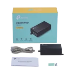 Inyector PoE+ (30W) / Gigabit 802.3 af/at / 2 puertos 10/100/1000 Mbps / Plug and Play / Fuente alimientación Integrada