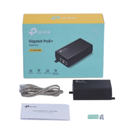 Inyector PoE+ (30W) / Gigabit 802.3 af/at / 2 puertos 10/100/1000 Mbps / Plug and Play / Fuente alimientación Integrada