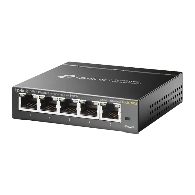 TLSG105E-h Switch Escritorio Easy Smart de 5 puertos 10/100/1000 Mbps / IGMP para Vigilancia / Calidad en el Servicio (QoS) / Gestión GUI - Image 1