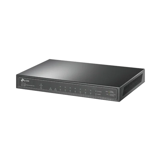 TLSG1210P-h Switch de escritorio PoE+, no Administrable 8 puertos 10/100/1000 Mbps + 1 puertos 10/100/1000 Mbps (Uplink) + 1 puerto SFP, 63W - Image 1