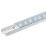 Difusor para tira LED con tapa transparente de PVC auto extinguible, ideal para colocar iluminación, 20 x 10mm, tramo de 1.53 m con cinta Autoadherible. - Image 2