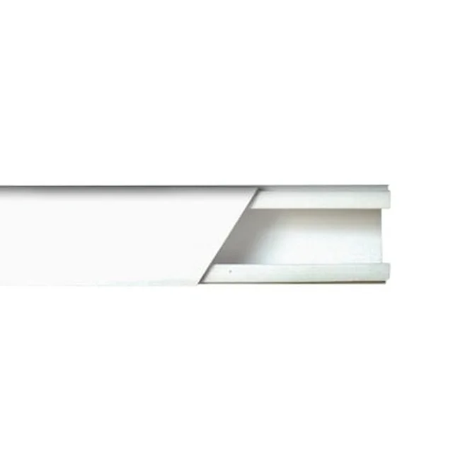TMK1720 Canaleta color blanco de PVC auto extinguible de una vía, 20 x 17 tramo 2.5m (5201-01250) - Image 1