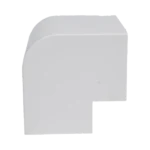 Esquinero Exterior Color Blanco de PVC Auto Axtinguible, Para Canaleta TMK-4577 (5510-02001)