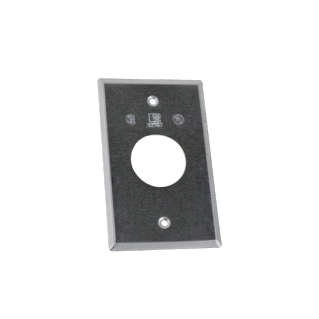 TR0425-h Tapa rectangular aluminio para contacto de 35.2 mm, tipo RR a prueba de intemperie. - Image 1