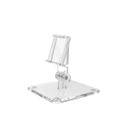 Soporte en T para Etiqueta de Tinta Electrónica / AccessPRO / Rotación de 50 Grados / Escritorio / Compatible con 2.13" - 2.66" - 2.9" - 4.2"