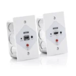 Kit Extensor HDMI en PLACAS DE PARED para distancias de 40 metros / Resolución 1080P @ 60 Hz / Cat 6/6A/ 7 / HDR/ Cero Latencia / Soporta Control Remoto / Placa de pared de 2.74 x 4.49” (tamaño estándar de EE.UU.). - Image 5