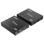 Kit Extensor HDMI para distancias de 70 metros / Resolución 4K x 2K@ 60 Hz/ Cat 6, 6a y 7 / IPCOLOR / CERO LATENCIA / SIN COMPRIMIR / Salida Loop / Control IR  / Salida de audio de 3.5mm / PoC - Image 3