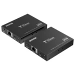 Kit Extensor HDMI para distancias de 70 metros / Resolución 4K x 2K@ 60 Hz/ Cat 6, 6a y 7 / IPCOLOR / CERO LATENCIA / SIN COMPRIMIR / Salida Loop / Control IR  / Salida de audio de 3.5mm / PoC - Image 2