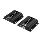 Kit extensor para distancias de hasta 200 metros | Resolución 4K @60Hz | Cat 6 | Conexión uno a uno y uno a muchos hasta 120 mts | Compatible con Switch gigabit | Control IR - Image 2
