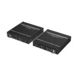 Kit extensor por fibra óptica | Hasta 40 kilómetros|  4K@60Hz | con IR | RS232 - Image 4