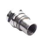 Conector F Macho Plegable, Con PIN para Cable RG-59, Cuerpo de Bronce Niquelado. - Image 4
