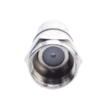Conector F Macho Plegable, Con PIN para Cable RG-59, Cuerpo de Bronce Niquelado. - Image 2