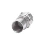 Conector F Macho, Plegable con PIN para Cable RG-6, Cuerpo de Bronce Niquelado. - Image 4