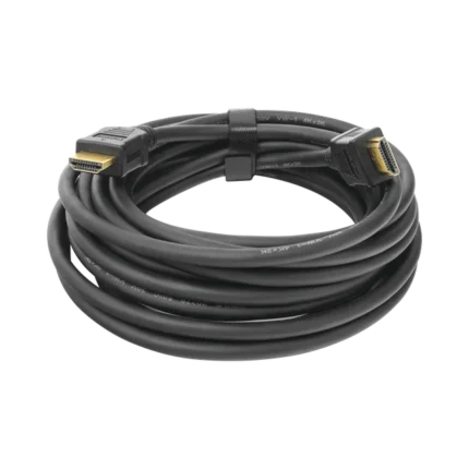 Cable HDMI de 5 Metros (High Speed) / Resolución 4K / Soporta Canal de Retorno de Audio (ARC)/ Soporta 3D / Blindado para Reducir Interferencia / Chapado en Oro / Alta Resistencia y Durabilidad.
